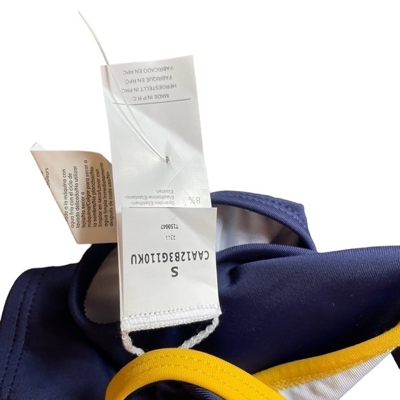 Color-Blocking Sexy Bikini With Spaghetti Straps - Bra-XS - Bottoms -Small NWT - Picture 12 of 12